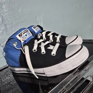Converse Kids Black and Blue High-Tops